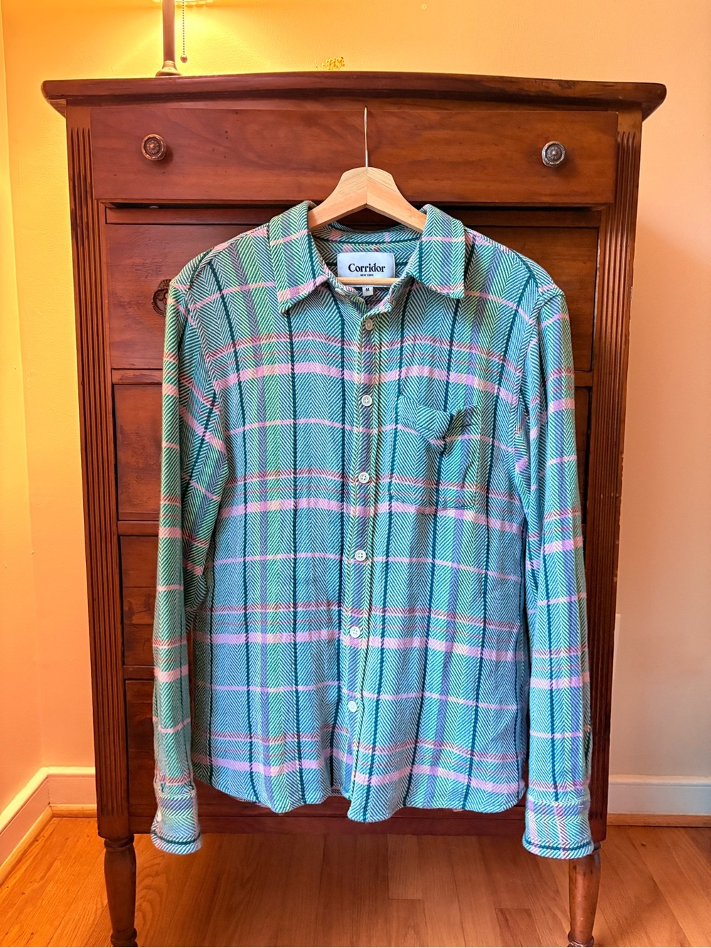 Corridor Multicolor Acid Plaid Shirt